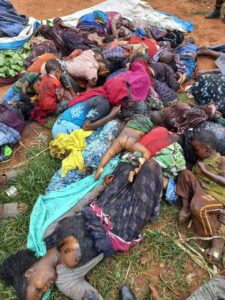 Massacred Amhara village in Ethiopia