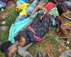 Massacred Amhara village in Ethiopia