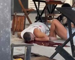 Militant police officer shot dead while having dinner with his wife