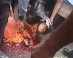 Motorcycle accident tore his head off