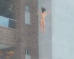 Naked woman jumps to her death from balcony of her apartment