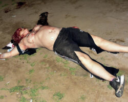 Stabbed to death by her partner