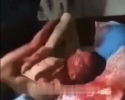 Teen girl brutally beats her stepfather for attacking her mother