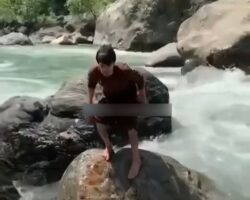 Tourist drowns in river while taking selfie