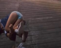 Two minors jumped from building together