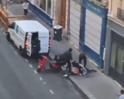 Violent attempted kidnapping in streets of Paris