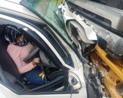 Woman had head-on collision with truck and died