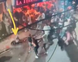 Assassinated by rival in crowded public space
