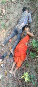 Bodies of man and woman found in bushes near dam