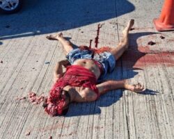 Brazilian motorcyclist drove into oncoming traffic and fatally crashed