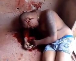 Brazilian wannabe gangster ended up with bullet hole in his head