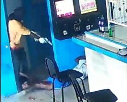 Chased into bar and murdered by two hitmen