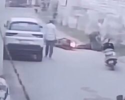 Completely unnecessary death of Indian motorcyclist