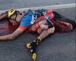 Cyclist fatally hit on BR-135