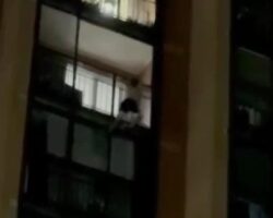 Drugged Russian falls from 9th-floor balcony