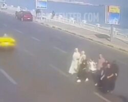 Entire large Egyptian family crashed by speeding van