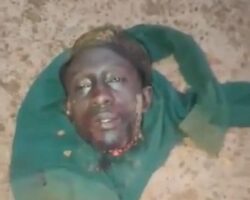 Executed by beheading by his ethnic rival group in Nigeria