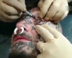 Eyeball tattoo
