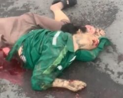 Female scooter rider fatally crushed by truck