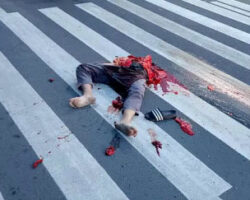 Filipino crushed by truck while crossing road