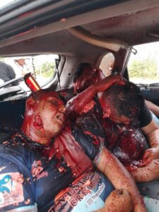 Five men killed in armed attack on vehicle