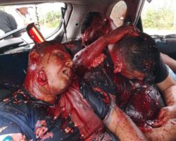 Five men killed in armed attack on vehicle