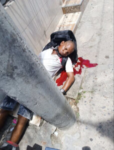 Gunned down by hitman in the middle of street in San Pedro Sula