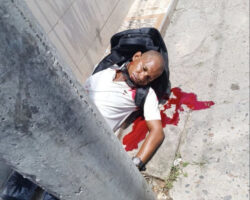 Gunned down by hitman in the middle of street in San Pedro Sula