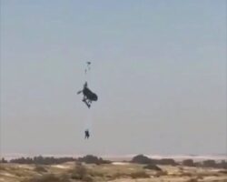 Israeli soldier dies when his parachute fails to open