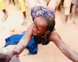 Nigerian woman painfully punished for adultery