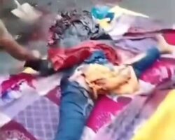 Scooter passenger crushed by truck in accident