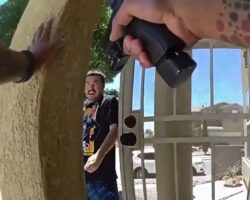 Suspect shot by police officer after holding fake gun