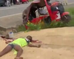 Two dead and several injured in collision between two tricycles