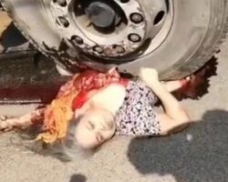 Woman lost her life under truck’s wheels