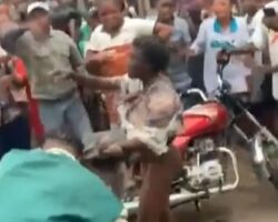 Alleged kidnapper burned alive by enraged mob