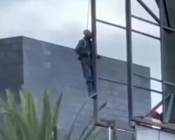 Attempted suicide by hanging with happy ending