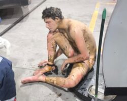 Brazilian pours gasoline on himself and sets himself on fire