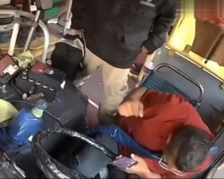 Bus driver knocked unconscious by aggressive passenger