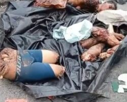 Cartel dumped dismembered human remains on road