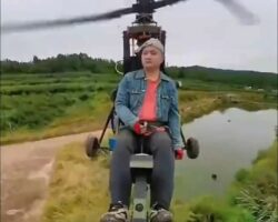Chinese influencer dies while live streaming piloting ultralight helicopter