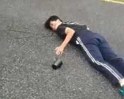 Chinese man dies in moped crash