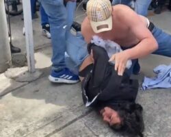 Citizen arrest of female thief