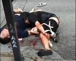 Couple of property owners hacked to death