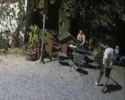 Crazy Turk shoots at random people in front of bar, killing three