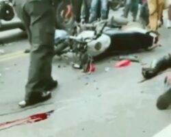 Fatal consequences of motorcycle accident