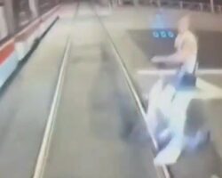 Inattentive young man on scooter fatally struck by tram