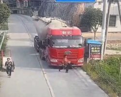 Indecisive woman fatally hit by truck