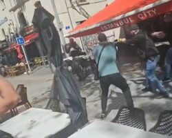 Knife-wielding immigrant gunned down by police officers in Marseille