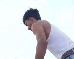 Man jumped into swollen river because of bet and drowned