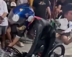 Motorcycle racer kills spectator after crashing into crowd